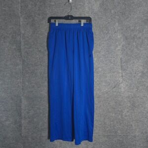 Starter Track Pants Mens S Royal Blue Athletic Elastic Waist Joggers Classic Fit